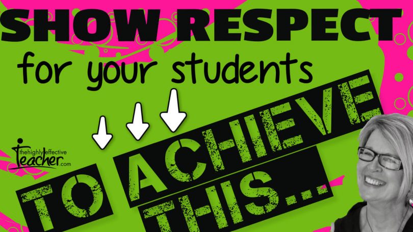 How To Show Respect For Students